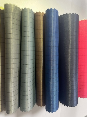 5mm λωρίδα ESD Fabrics Clean Room Antistatic Free Polyester ESD Safety Anti-Static Fabric