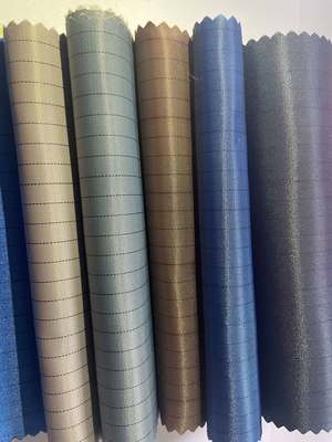 5mm λωρίδα ESD Fabrics Clean Room Antistatic Free Polyester ESD Safety Anti-Static Fabric