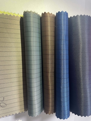 5mm λωρίδα ESD Fabrics Clean Room Antistatic Free Polyester ESD Safety Anti-Static Fabric