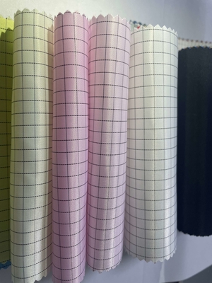 Πανί λωρίδας 5mm Anti Static Polyester Conductive Cleanroom Πανί Αντιστατικό ESD ύφασμα