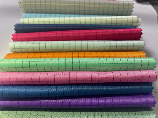 Αντιστατικό Twill υφασμάτων ESD ύφασμα TC 65/35 λειτουργικό ύφασμα Workwear αποστειρωμένων δωματίων αντιστατικό
