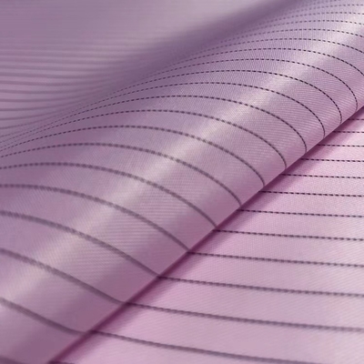 188*120 155gsm αντιστατικό ύφασμα βαμβακιού υφάσματος ριγωτό στατικό μη