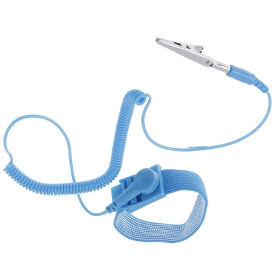 Διευθετήσιμο γήινο καλώδιο Wristband λουριών καρπών μετάλλων αντιστατικό ESD