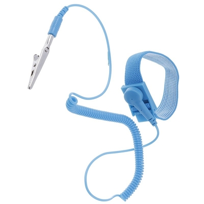 Διευθετήσιμο γήινο καλώδιο Wristband λουριών καρπών μετάλλων αντιστατικό ESD