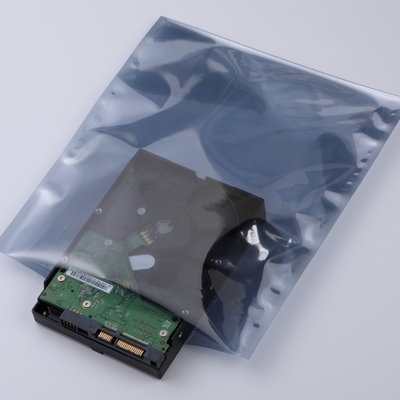 0.075mm ESD αντιστατική συσκευασίας πίσω σφραγίδα τοπ αργιλίου φερμουάρ ανοικτή