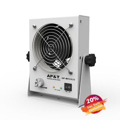 τοπ ESD Ionizer 220V 50Hz οριζόντια γρήγορα προστασία κλονισμού ανεμιστήρων πάγκων
